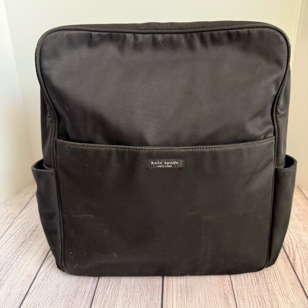 KATE SPADE Black Nylon Backpack Bag